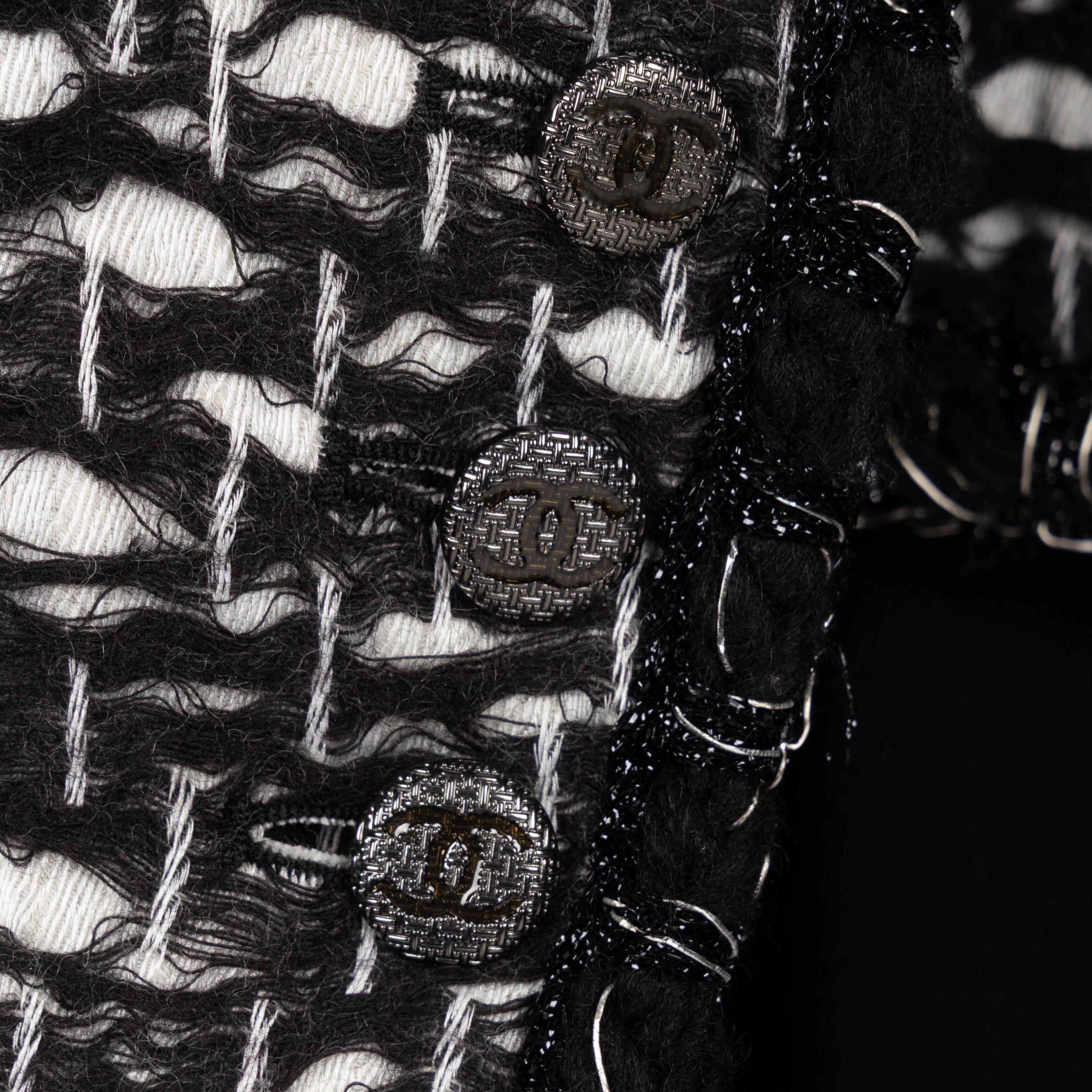 Chanel, Black & White Tweed Jacket