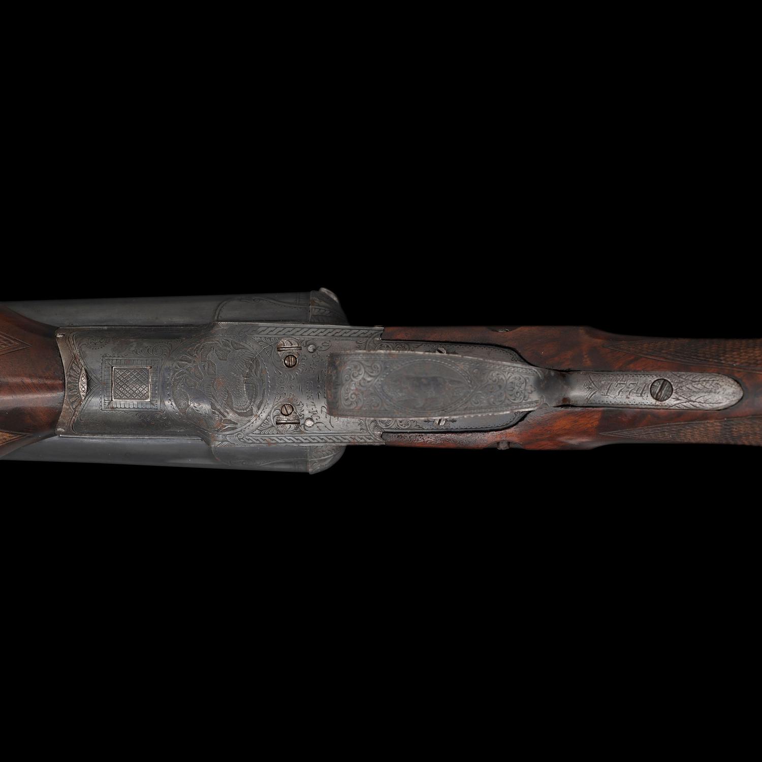 **High Quality D.M. Lefever & Co. Crossbolt SxS Hammerless 12 Gauge with Krupp Steel Barrels