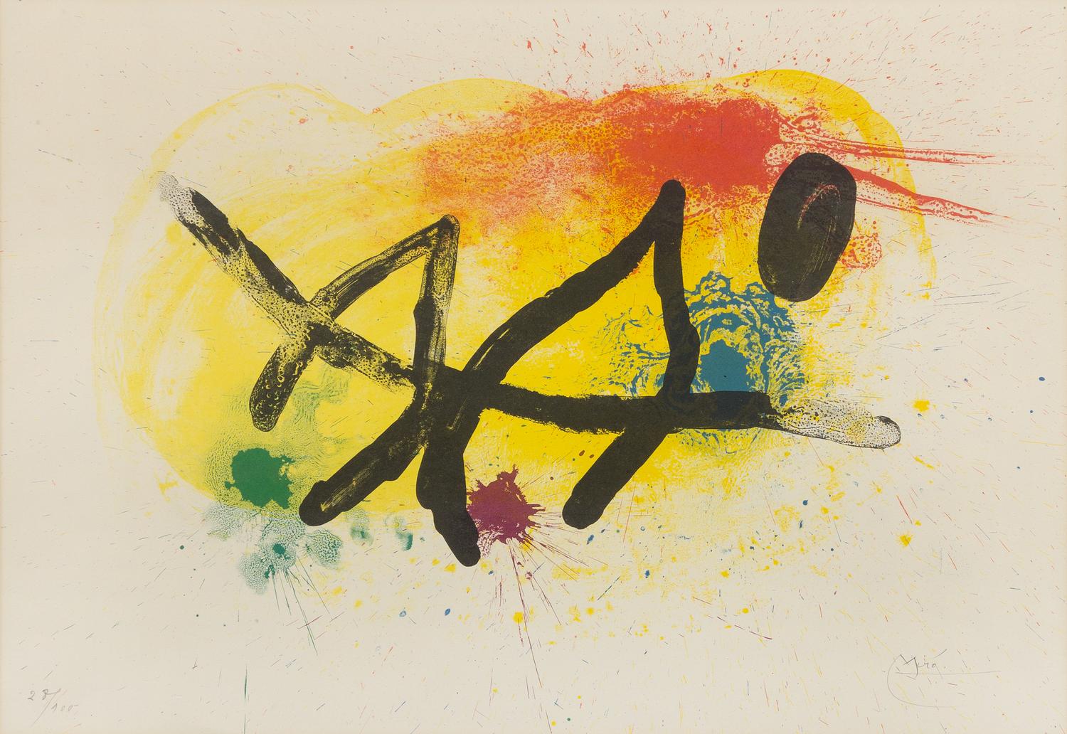 Joan Miro, (Spanish, 1893-1983), Geneve, 1961
