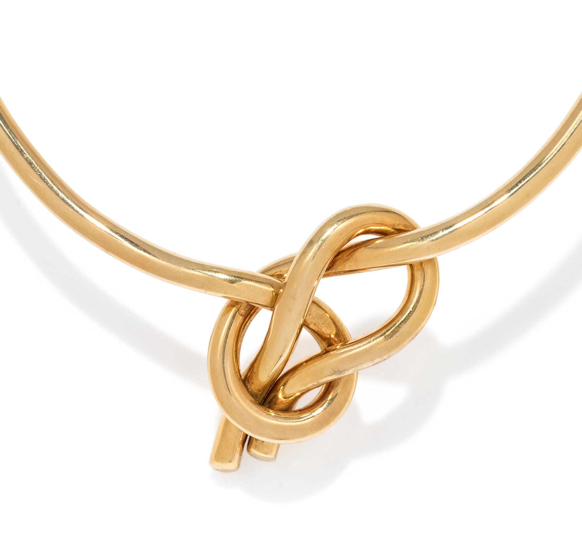 GUCCI, YELLOW GOLD COLLAR NECKLACE