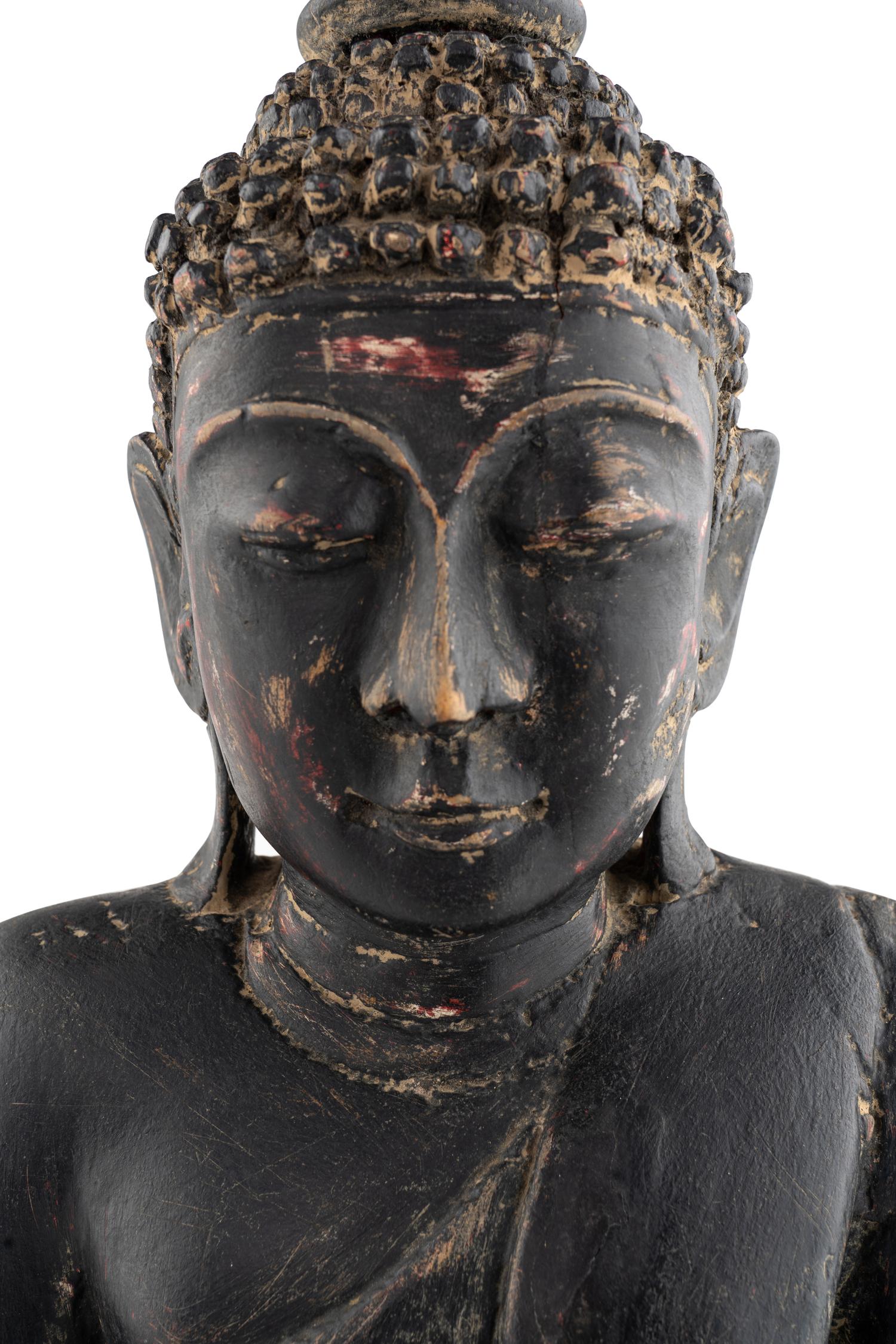 Two Seated Figures of Buddha