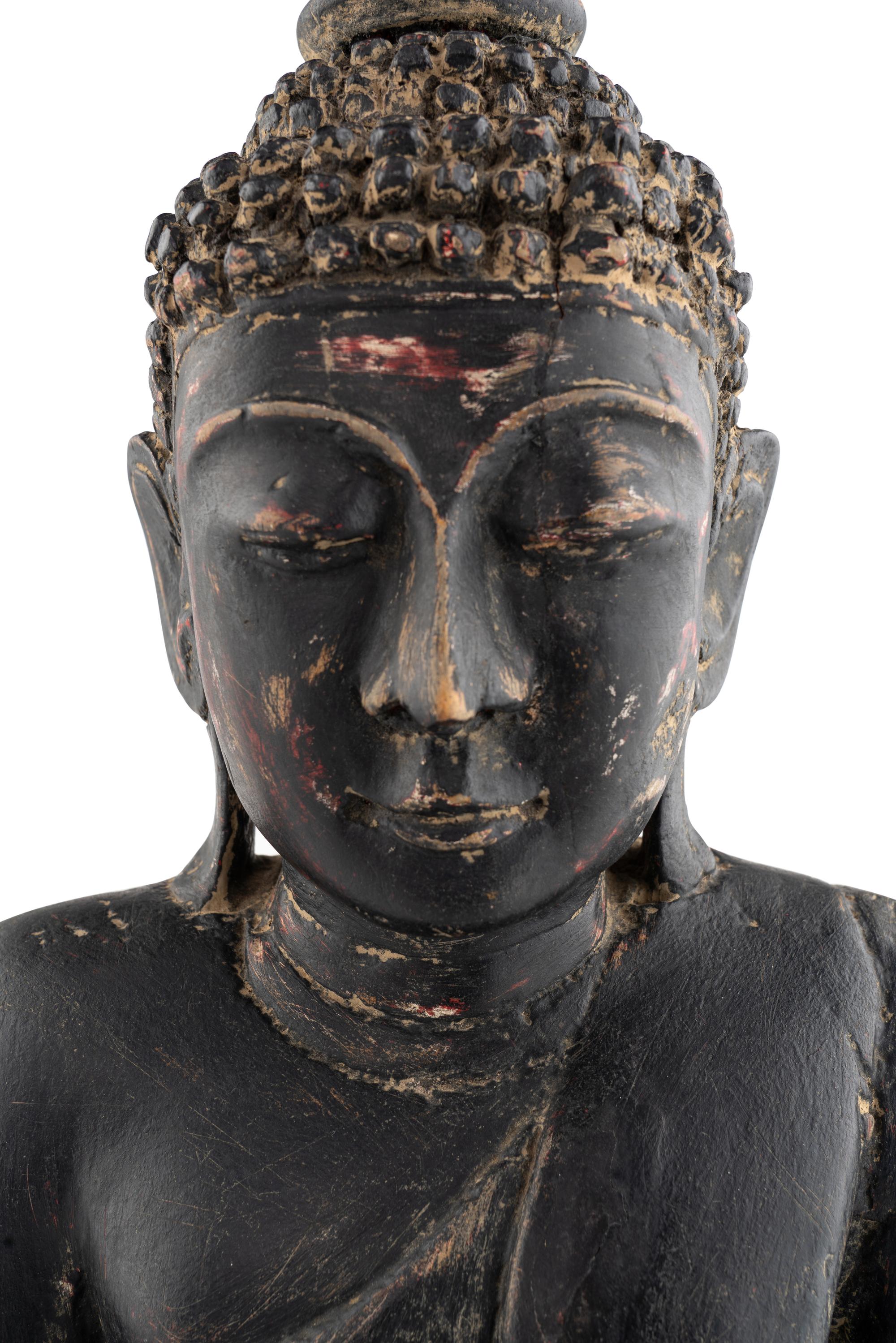 Two Seated Figures of Buddha