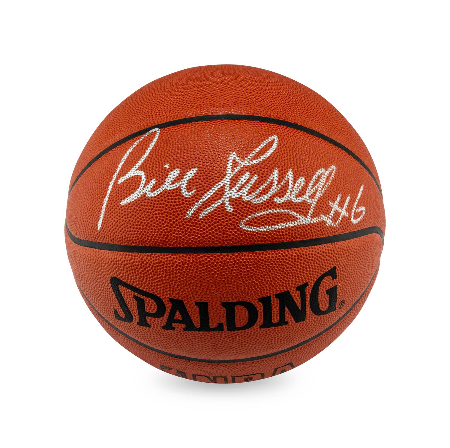 A Bill Russell Signed Autograph Basketball (Beckett Authentication Services)