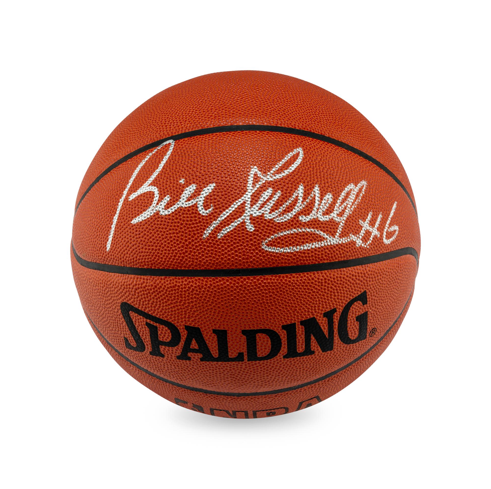 A Bill Russell Signed Autograph Basketball (Beckett Authentication Services)