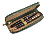 A Montblanc Meisterstuck Fountain Pen and Mechanical Pencil Set Length of pen 5 inches.