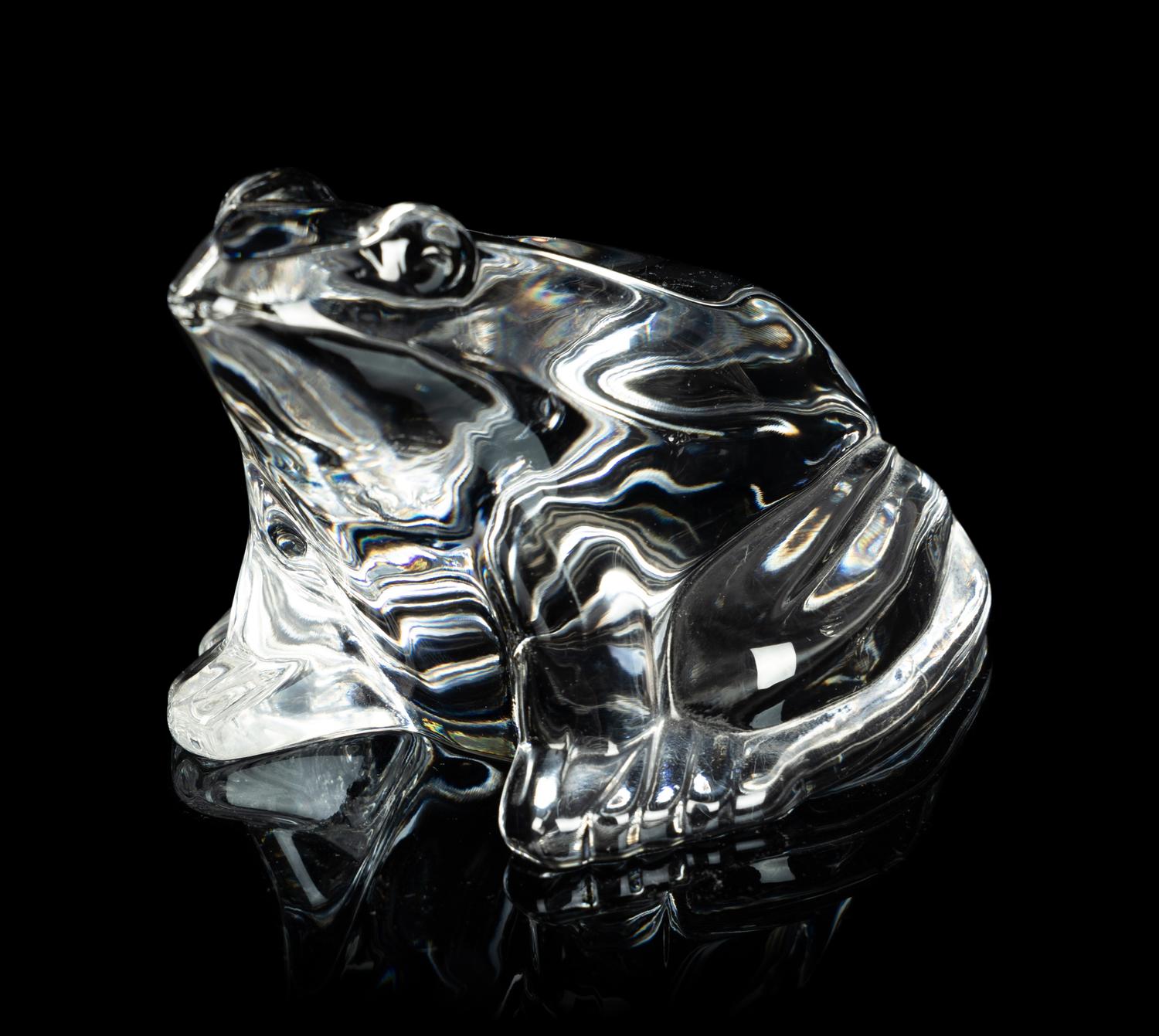 Three Baccarat Glass Articles