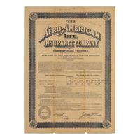 [African-Americana] Life Insurance Policy for a West Palm Beach Resident, Issued by One of the Largest Black-Owned Businesses in the State