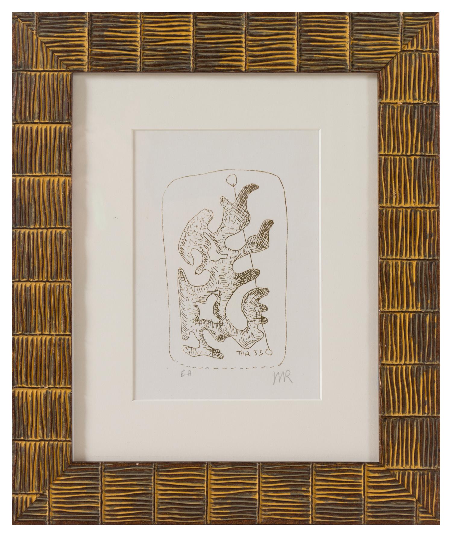 Artist Unknown (20th century) Four Prints each initialed MR…