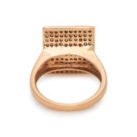 COLORED DIAMOND AND DIAMOND RING