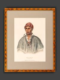 Four Hand-Colored Lithographs by McKenney and Hall