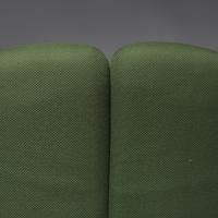 Pair of Italian split-back lounge chairs for Tecno, c. 1960