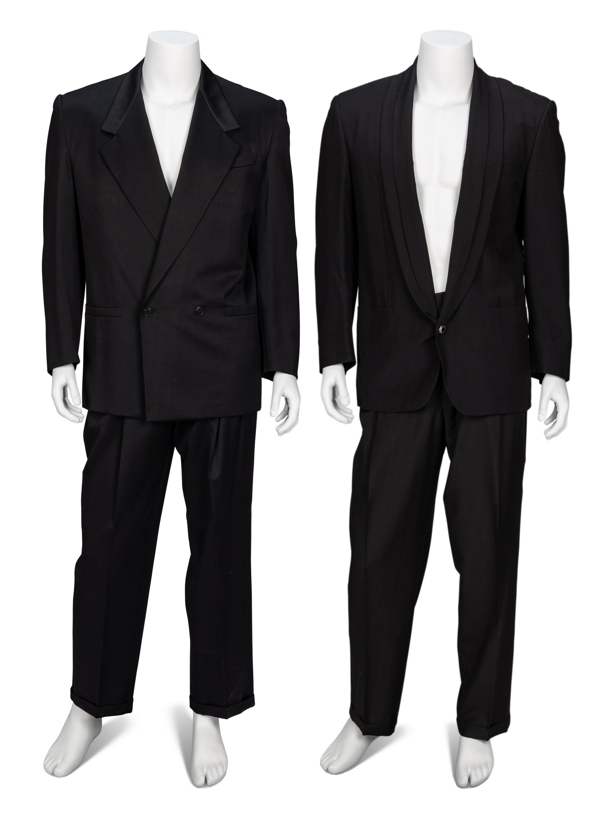 Gianni Versace, Two Black Suits