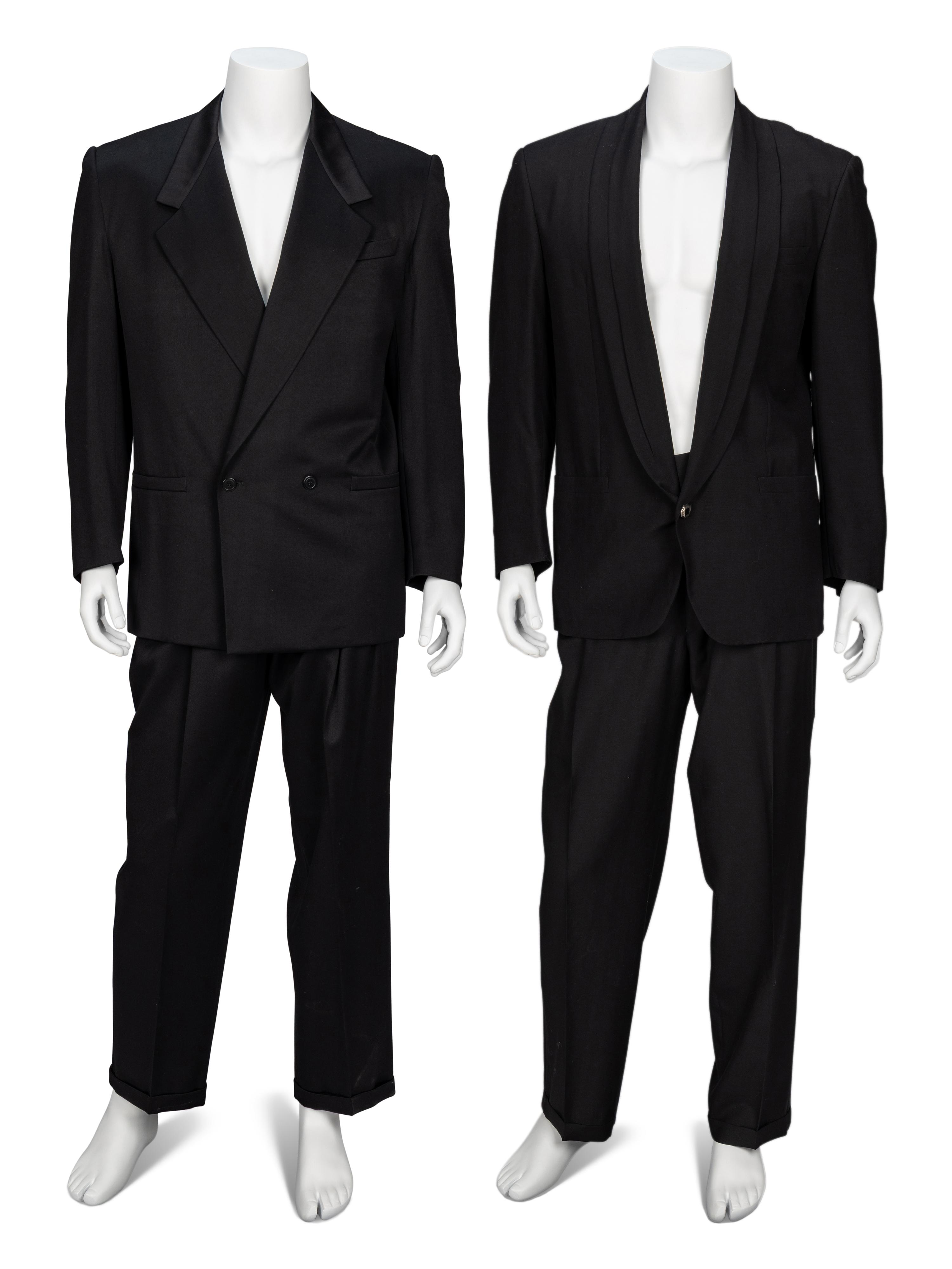 Gianni Versace, Two Black Suits