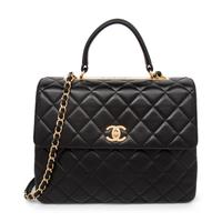 Chanel, Large Square Top Handle Flap Bag