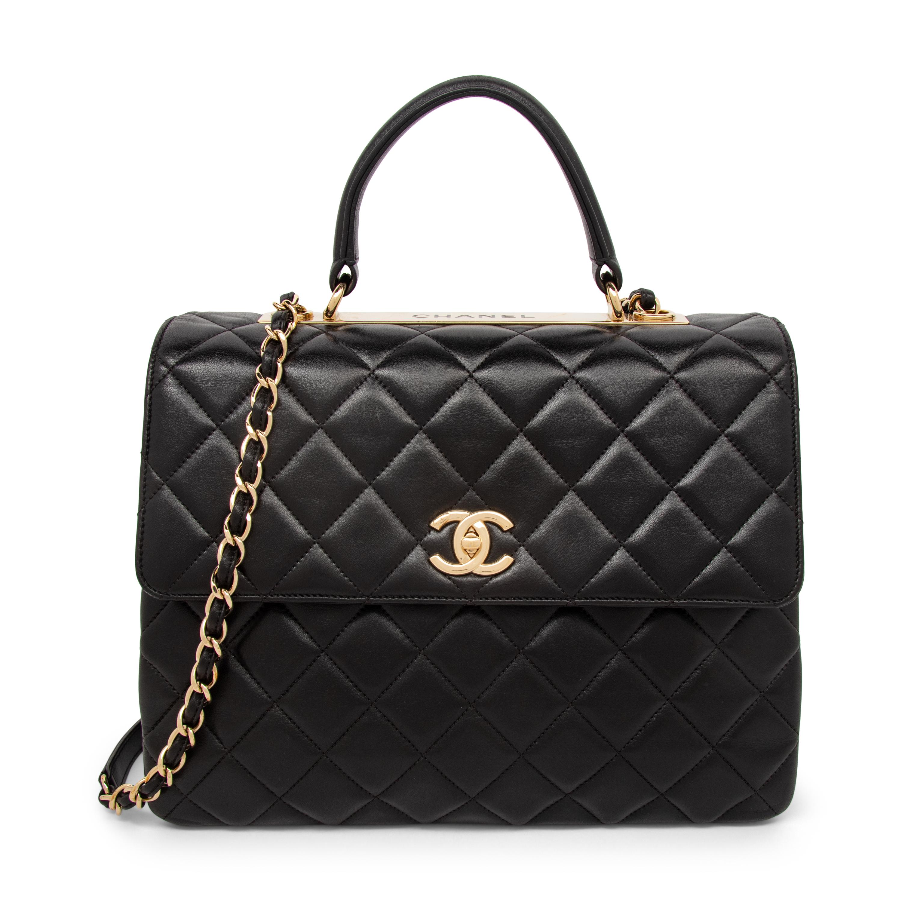 Chanel, Large Square Top Handle Flap Bag