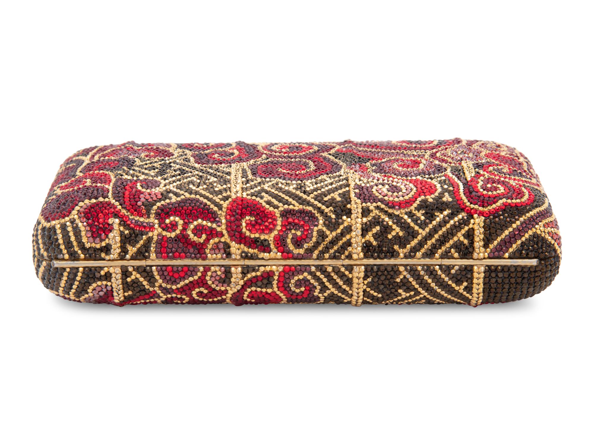 Judith Leiber Japanese Cloud Motif Minaudière