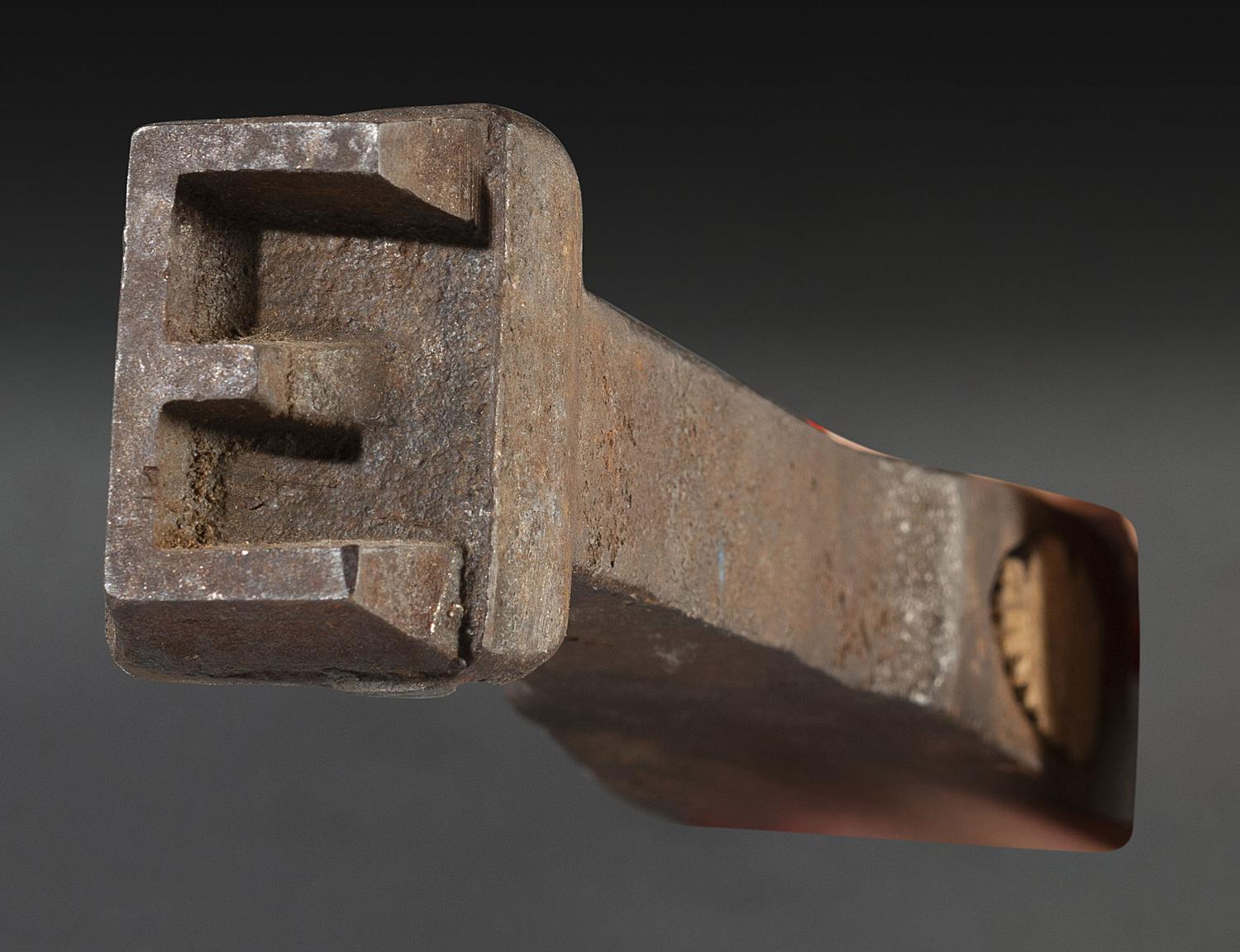 Ten Cast Iron Logging Stamps and Hammers