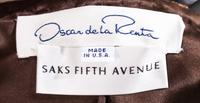 An Oscar de la Renta Patchwork Evening Coat, Size 4.