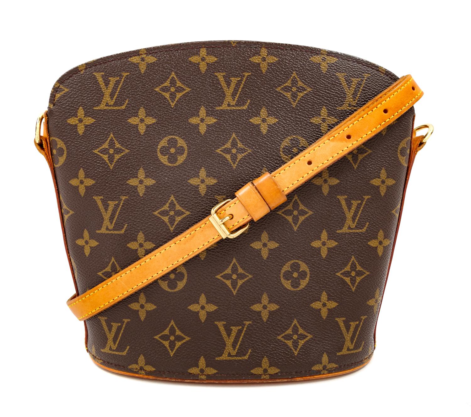 A Louis Vuitton Monogram Canvas Shoulder Bag, 8.5" H x 9.5" W x 3.5" D; Strap drop: 17.5" - 24".