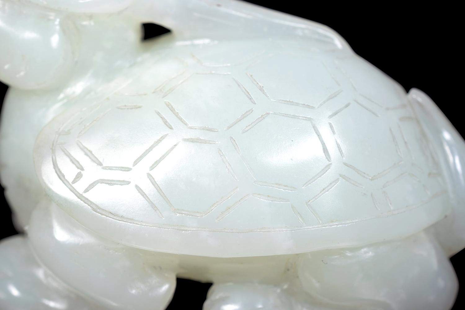 Four Chinese Celadon Jade Carvings of Animals