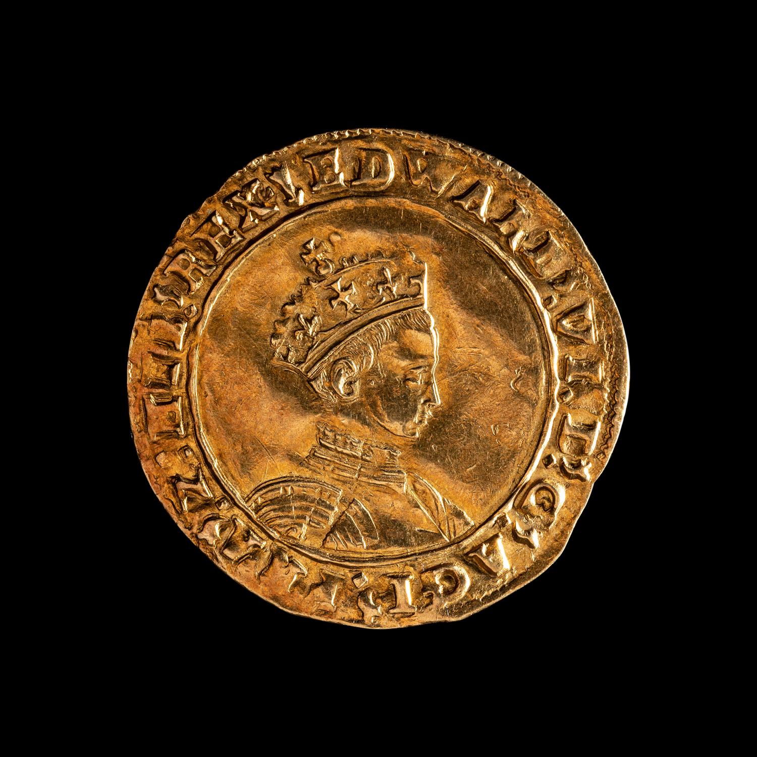 [ GREAT BRITAIN] Edward VI Gold Half-Sovereign (ND; 1549-1550)