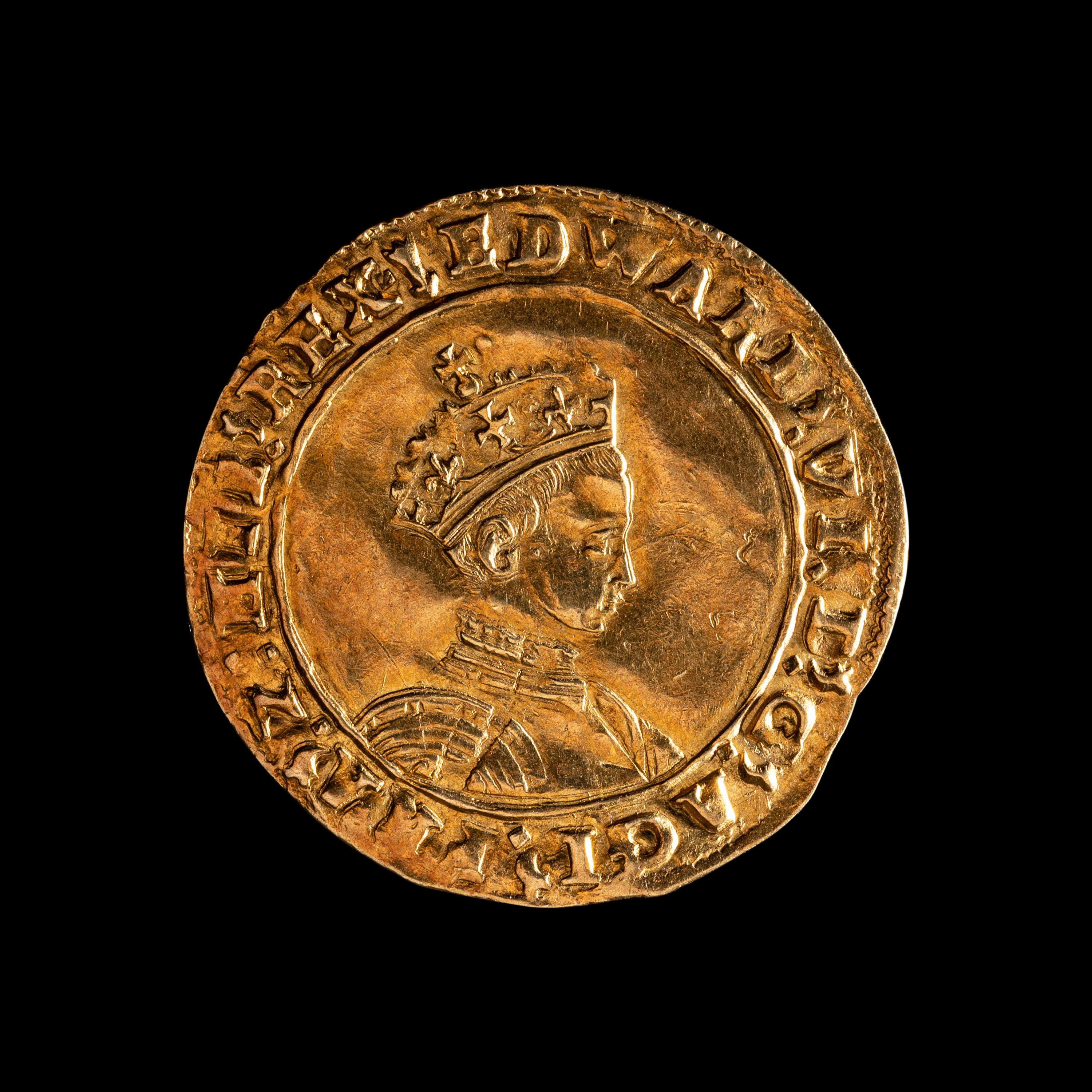 [ GREAT BRITAIN] Edward VI Gold Half-Sovereign (ND; 1549-1550)