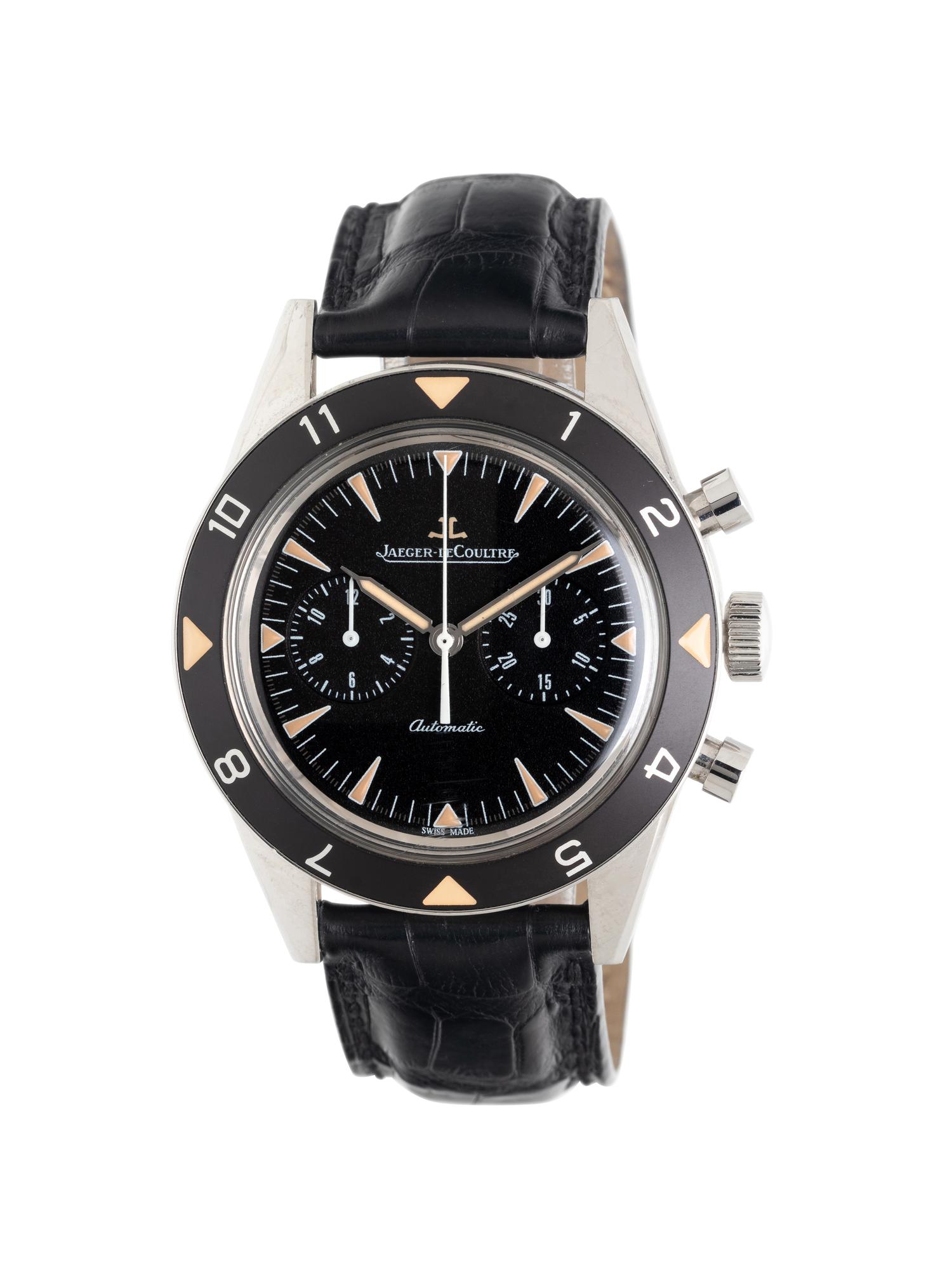 JAEGER-LeCOULTRE, REF. 134.8.C1 STAINLESS STEEL 'DEEP SEA' CHRONOGRAPH WATCH