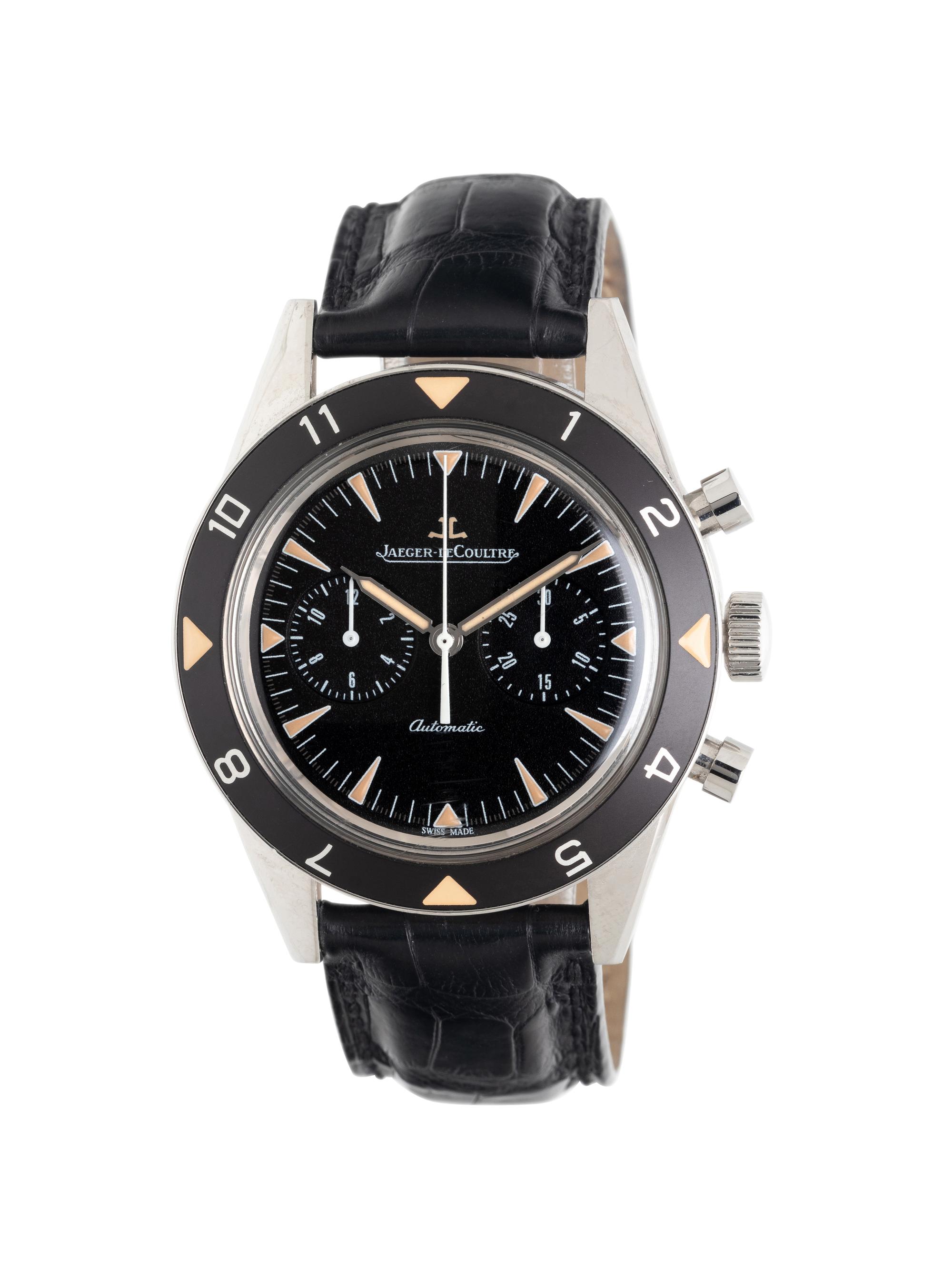 JAEGER-LeCOULTRE, REF. 134.8.C1 STAINLESS STEEL 'DEEP SEA' CHRONOGRAPH WATCH