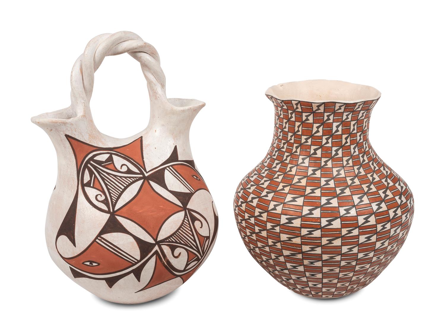 Acoma and Zuni Pottery