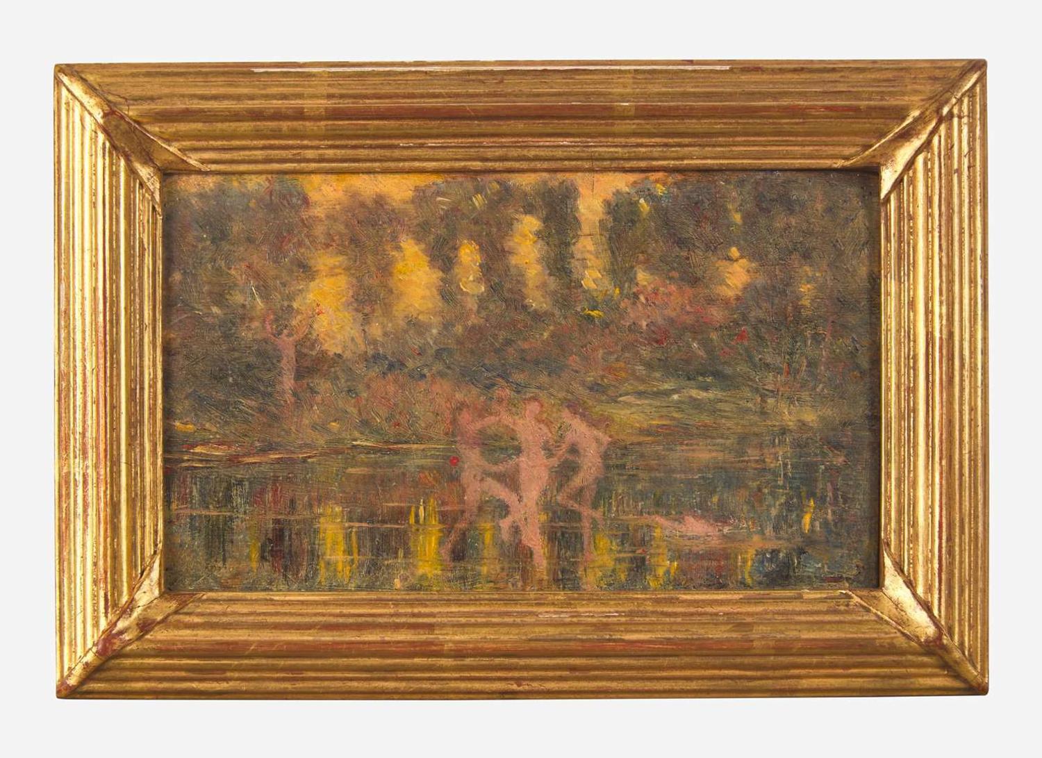 Arthur B. Davies (American, 1862–1928) - A Group of Three Landscape Scenes