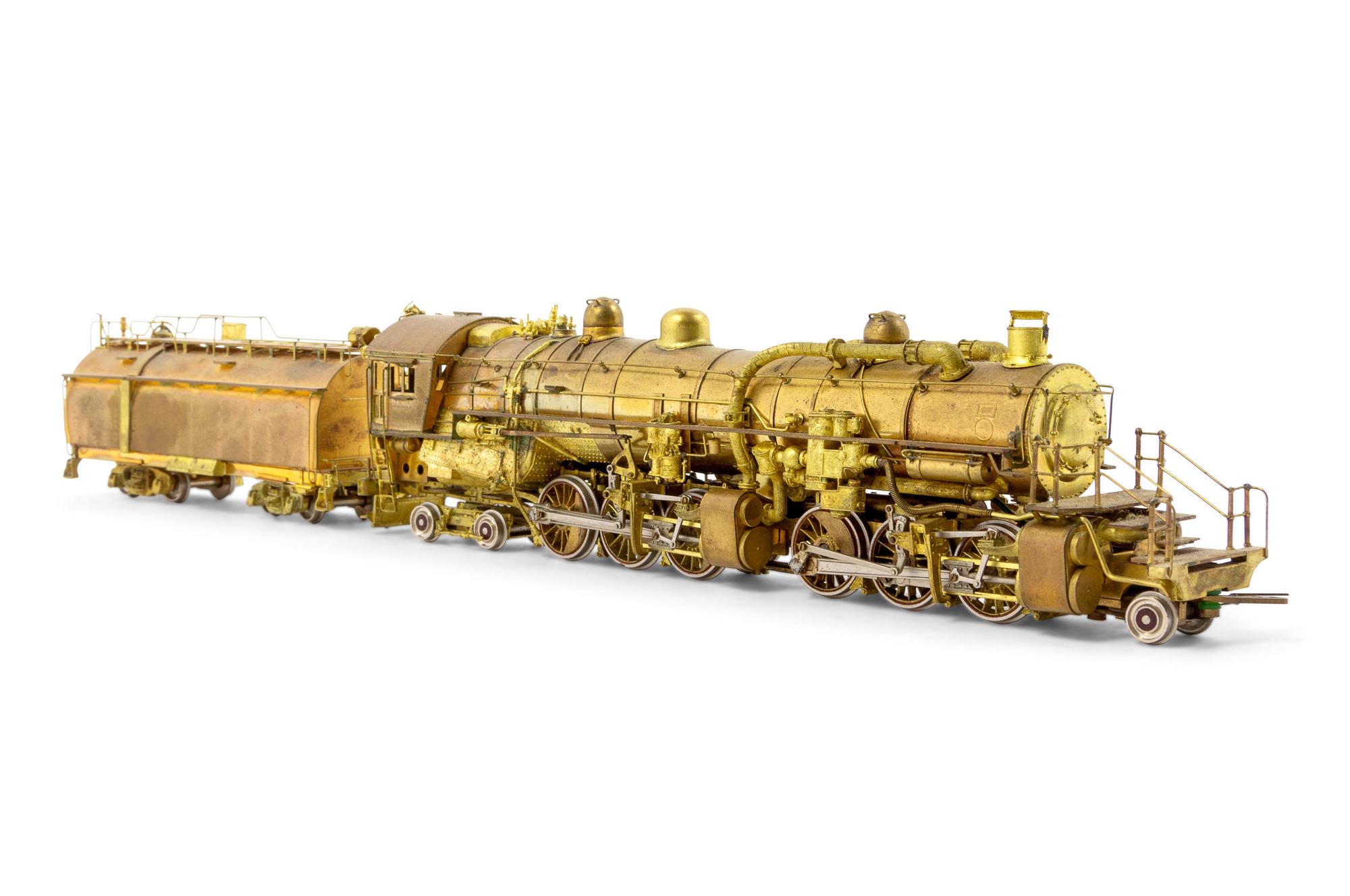 An Atlas: Master Series Brass HO-Gauge 2-6-6-4 Locomotive and Tender
