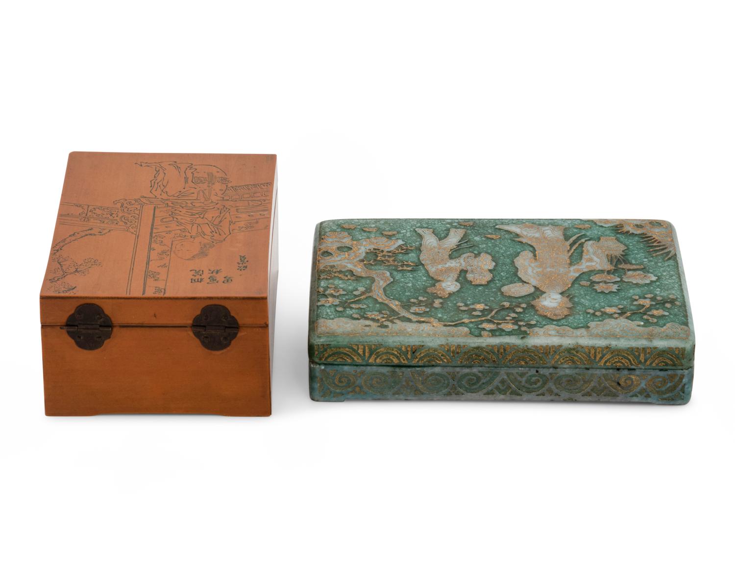 Two Chinese Rectangular Boxes
