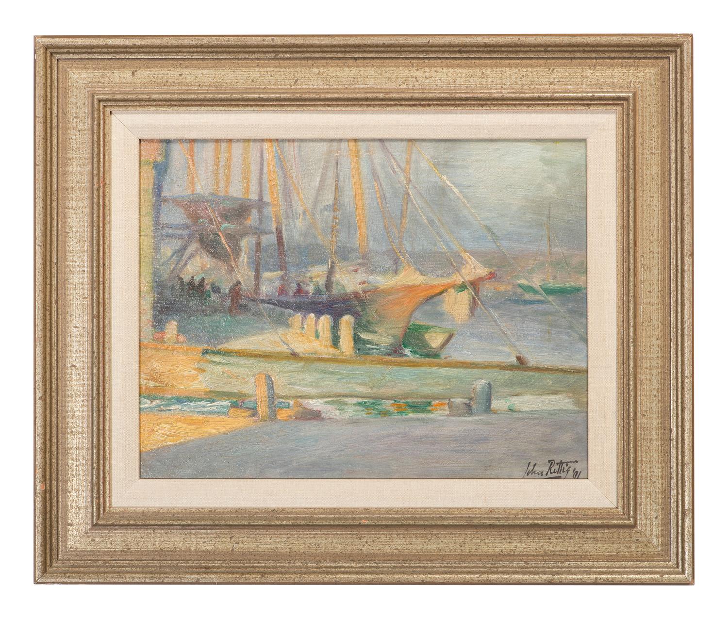 Harbor Scene (Possibly Marblehead)