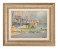 Harbor Scene (Possibly Marblehead)