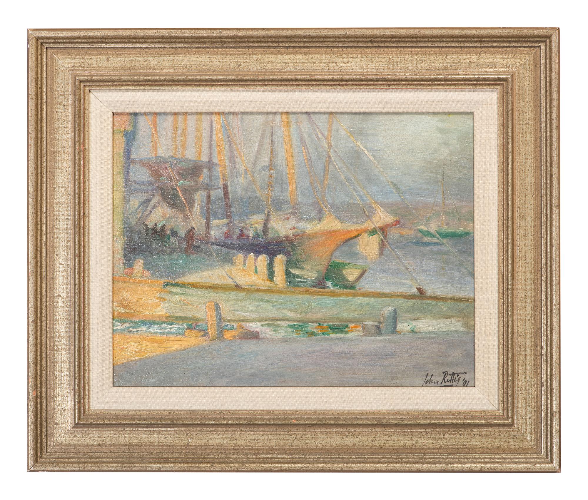 Harbor Scene (Possibly Marblehead)