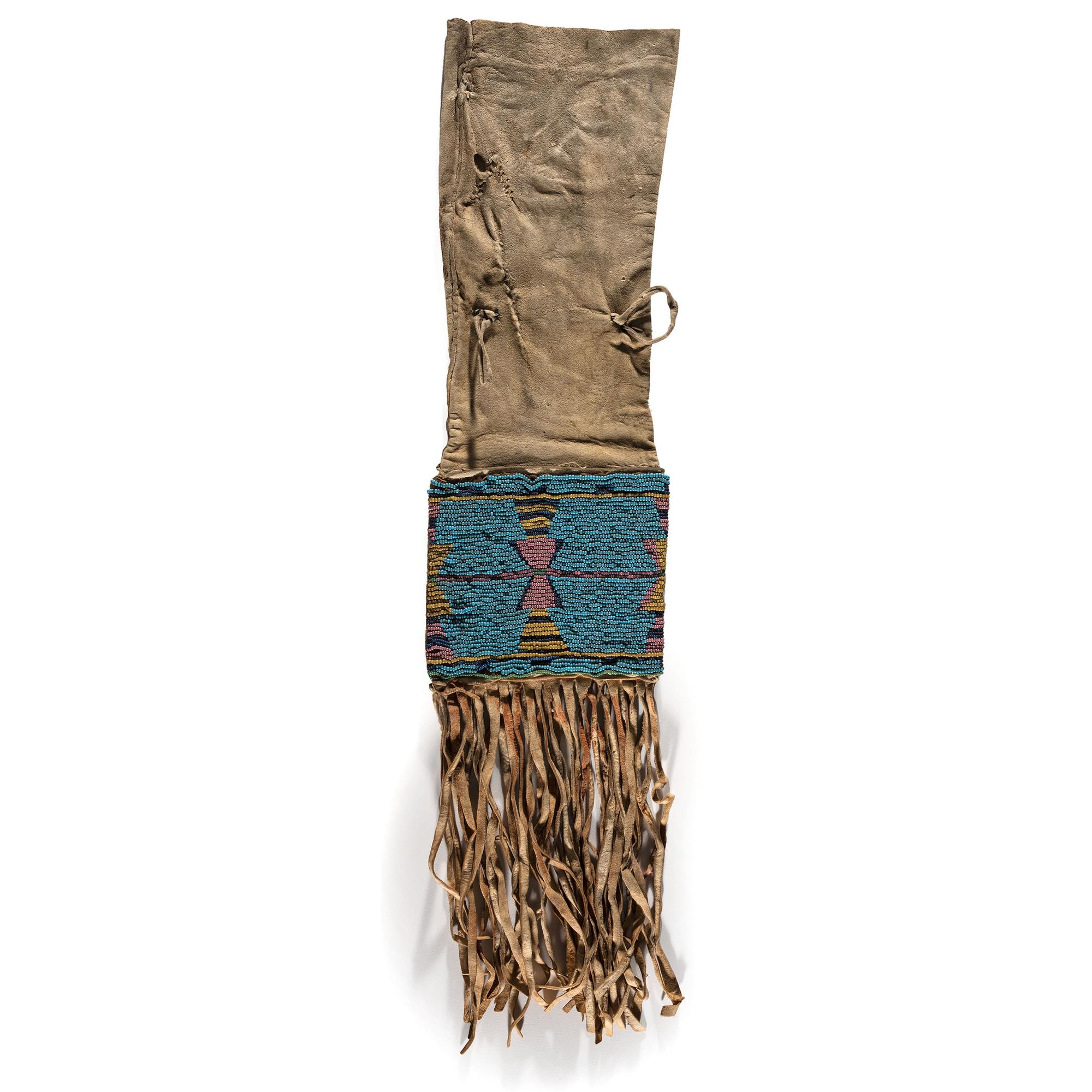 Blackfeet Beaded Hide Pouch