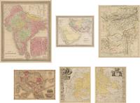 [MAPS]. A group of 5 maps of European and Middle Eastern countries, comprising: