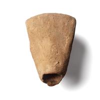 A Greek Terracotta Face Fragment
