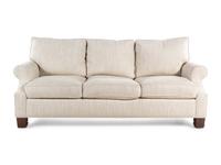 An A. Rudin Three-Seat Sofa with Beige Upholstery