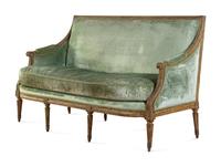 A Louis XVI Painted Settee