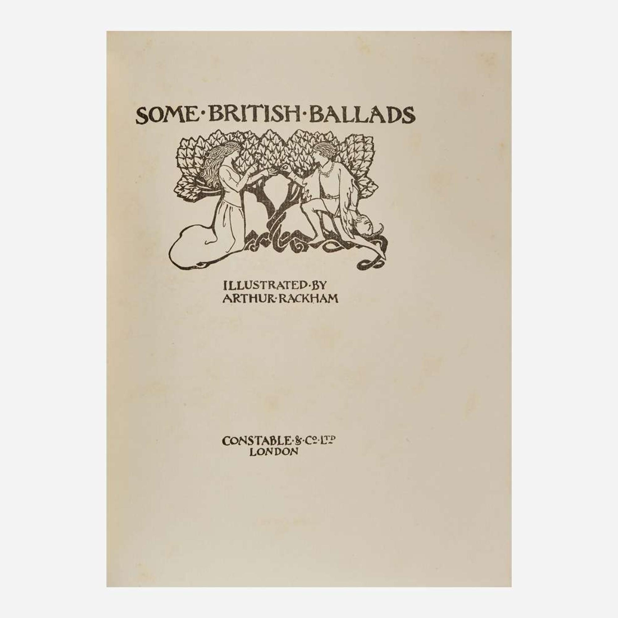 [Children's & Illustrated] [Rackham, Arthur] Some British Ballads