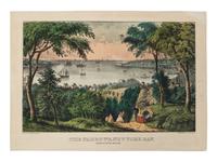 [NEW YORK SCENES] -- CURRIER and IVES, publishers City of New York and Environs, 1875. (G.1226). -- The Narrows, New York Bay. From Staten Island, n.d. (G.4760).