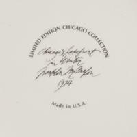 A Set of Chicago Collector Plates by Franklin McMahon