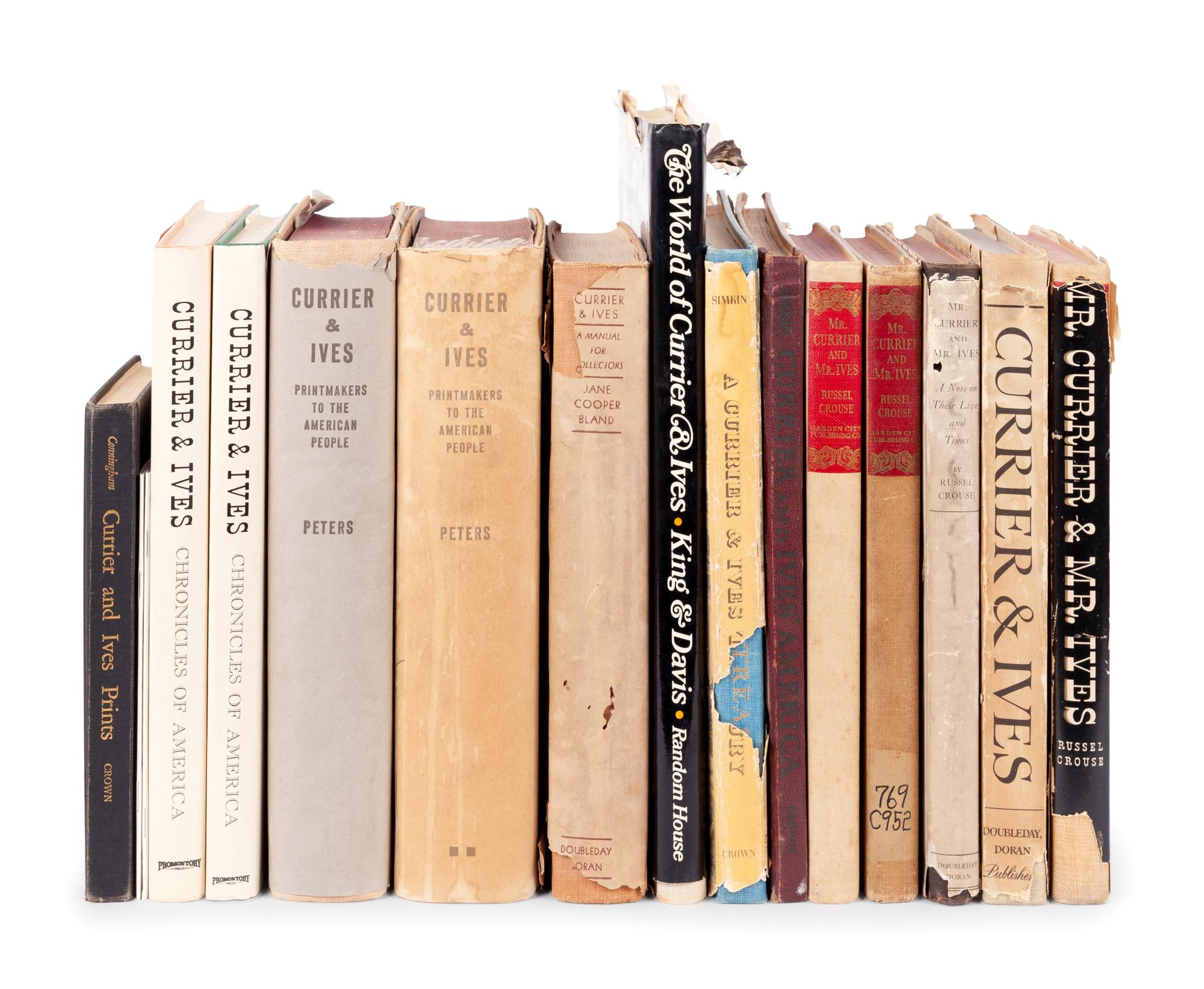 [CURRIER & IVES.] A group of 12 reference works, including: