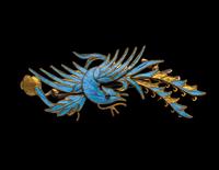 Four Chinese Gilt Metal Hair Ornaments