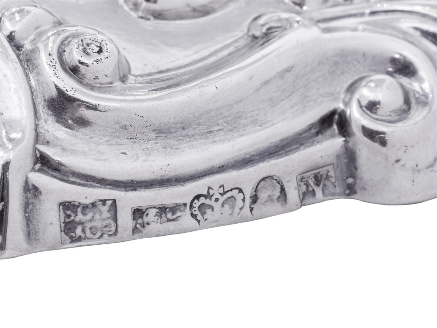 A Pair of George IV Silver Candlesticks