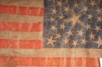 [FLAGS]. 30-star American parade flag. Ca 1848-1850.