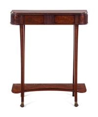 A French Mahogany Console Table