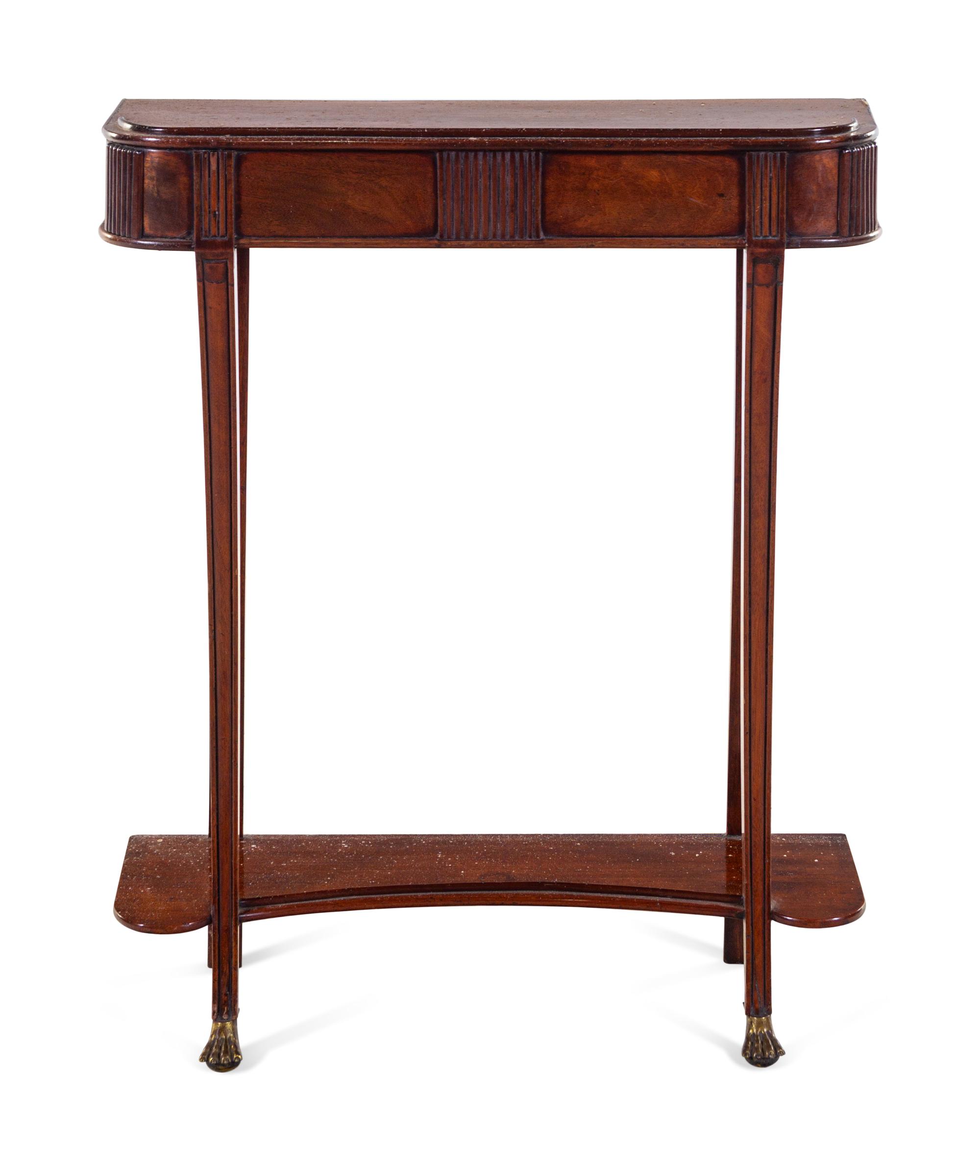 A French Mahogany Console Table