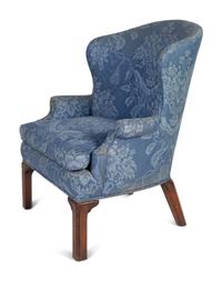 A Georgian Style Upholstered Armchair